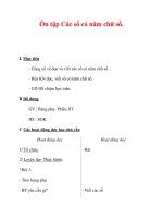 Giáo án môn Toán lớp 3 :Tên bài dạy : Ôn tập Các số có năm chữ số. potx