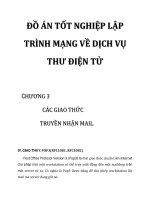 ĐỒ ÁN TỐT NGHIỆP LẬP TRÌNH MẠNG VỀ DỊCH VỤ THƯ ĐIỆN TỬ;chương 3_4 ppsx