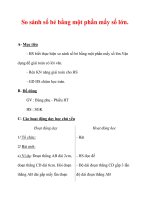 Giáo án môn Toán lớp 3 :Tên bài dạy : So sánh số bé bằng một phần mấy số lớn. pps