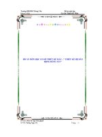 đồ án môn học cơ sở thiết kế máy - thiết kế hệ dẫn động băng tải