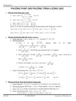 Phương pháp giải phương trình lượng giác pdf