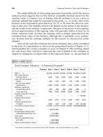 Financial Analysis: Tools and Techniques Phần 9 docx