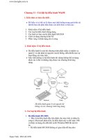 GIÁO TRÌNH PHẦN CỨNG MÁY TÍNH_CHƯƠNG 11 ppsx