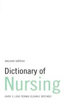 DICTIONARY OF NURSING Part 1 pot