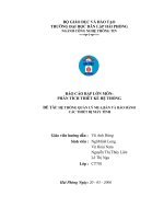 Phân tích thiết kế hệ thống quản lý mua,bán và bảo hành các thiết bị máy tính