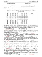 Bài kiểm tra số 2 Năm học 2010_2011 pptx