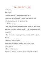 Giáo án lớp 5 môn Kỹ Thuật: BÀI 4: THÊU CHỮ V pot