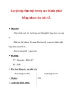 Giáo án môn Toán lớp 3 :Tên bài dạy : Luyện tập tìm một trong các thành phần bằng nhau của một số. pdf