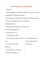 Giáo án lớp 2 môn Tập Làm Văn: Tiết 19: Đáp lời chào , Lời tự giới thiệu. pptx