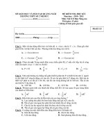 ĐỀ KIỂM TRA HỌC KÌ I Năm học 2010 - 2011 Môn: Vật lí 12 - Mã đề 113 potx