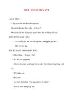 Giáo án lớp 2 môn Tập Đọc: Tiết 2 : ÔN TẬP GIỮA KỲ I docx