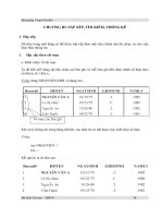Bài giảng Visual FoxPro - Chương 3 doc