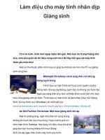 Làm điệu cho máy tính nhân dịp Giáng sinh pdf