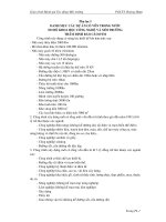 Giáo trình đánh giá tác động môi trường ( PGS.TS. Hoàng Hư ) - Phụ lục ppt