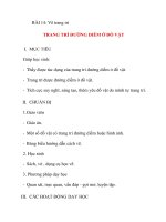 Giáo án lớp 5 môn Mỹ Thuật: BÀI 14: Vẽ trang trí TRANG TRÍ ĐƯỜNG DIỀM Ở ĐỒ VẬT potx