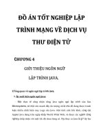 ĐỒ ÁN TỐT NGHIỆP LẬP TRÌNH MẠNG VỀ DỊCH VỤ THƯ ĐIỆN TỬ;chương 4_1 pptx