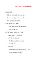 Giáo án lớp 2 môn Tập Đọc: Tiết 3 : ÔN TẬP CUỐI KỲ I docx