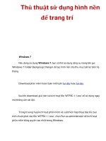 Thủ thuật sử dụng hình nền để trang trí potx