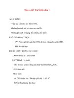 Giáo án lớp 2 môn Tập Đọc: Tiết 6 : ÔN TẬP GIỮA KỲ I pdf