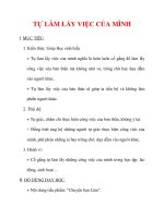 Giáo án môn đạo đức lớp 4 :Tên bài dạy : TỰ LÀM LẤY VIỆC CỦA MÌNH pps