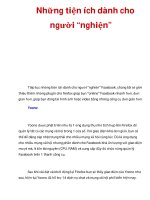 Những tiện ích dành cho người “nghiện” pps