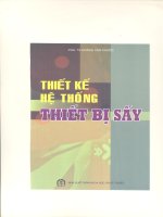 Giáo trình -Thiết kế hệ thống thiết bị sấy- chương 1-p1 potx