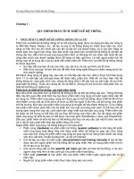 Phân tích thiết kế hệ thống - Chương 1 docx