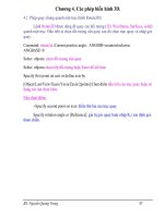 THIẾT KẾ TRÊN MÁY VI TÍNH - Phần 1 AUTOCAD 3D - Chương 4 pps