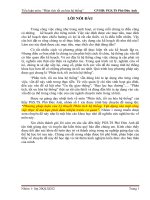 Tiểu luận môn: “Phân tích tối ưu hóa hệ thống” Phương pháp luận của Lý thuyết Phân tích hệ thống. Vận dụng vào một công việc thực tế mà bạn phải đảm nhiệm trước cơ quan