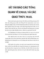 ĐỀ TÀI BÁO CÁO TỔNG QUAN VỀ EMAIL VÀ CÁC GIAO THỨC MAIL _4 pdf