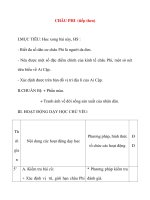 Giáo án lớp 5 môn Địa Lý: CHÂU PHI (tiết 2) ppsx