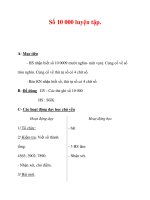 Giáo án môn Toán lớp 3 :Tên bài dạy : Số 10 000 luyện tập. ppt