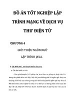 ĐỒ ÁN TỐT NGHIỆP LẬP TRÌNH MẠNG VỀ DỊCH VỤ THƯ ĐIỆN TỬ;chương 4_2 ppsx