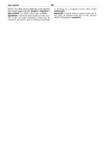 DICTIONARY OF NURSING Part 4 docx