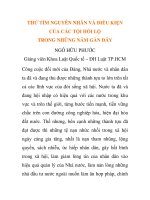 Báo cáo nghiên cứu khoa học: 