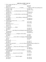 KIỂM TRA 45 PHÚT ANH VĂN docx