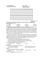 TEST 45 Minutes Subject: ENGLICH 12 - Mã đề: 349 doc