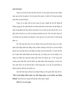 Hệ thống dịch vụ khách sạn hiện nay và đề xuất hoàn thiện phục vụ pot