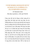 Báo cáo nghiên cứu khoa học: 