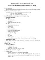 Xuất huyết màng não sớm do thiếu Vitamin K pptx