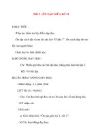 Giáo án lớp 2 môn Tập Đọc: Tiết 3 : ÔN TẬP GIỮA KỲ II pot