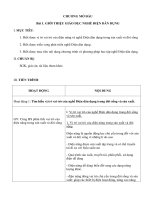 GIÁO ÁN NGHỀ ĐIỆN - CHƯƠNG 1 MỞ ĐẦU - BÀI 1 ppt