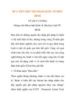 Báo cáo nghiên cứu khoa học: 