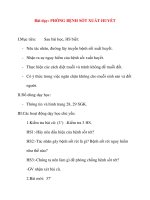 Giáo án lớp 5 môn Khoa Học: Bài dạy: PHÒNG BỆNH SỐT XUẤT HUYẾT docx