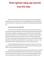 Kinh nghiệm nâng cấp card đồ họa cho máy docx