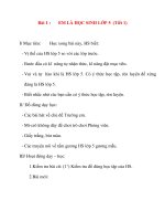 Giáo án lớp 5 môn Đạo Đức: Bài 1 :EM LÀ HỌC SINH LỚP 5 ppt