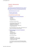 GIÁO TRÌNH PHẦN CỨNG MÁY TÍNH_CHƯƠNG 10 ppsx