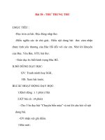 Giáo án lớp 2 môn Tập Đọc: Bài 38 : THƯ TRUNG THU potx