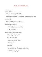 Giáo án lớp 2 môn Tập Đọc: Tiết 8 : ÔN TẬP CUỐI KỲ I pdf