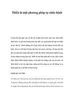 Thiền là một phương pháp tự chữa bệnh pdf